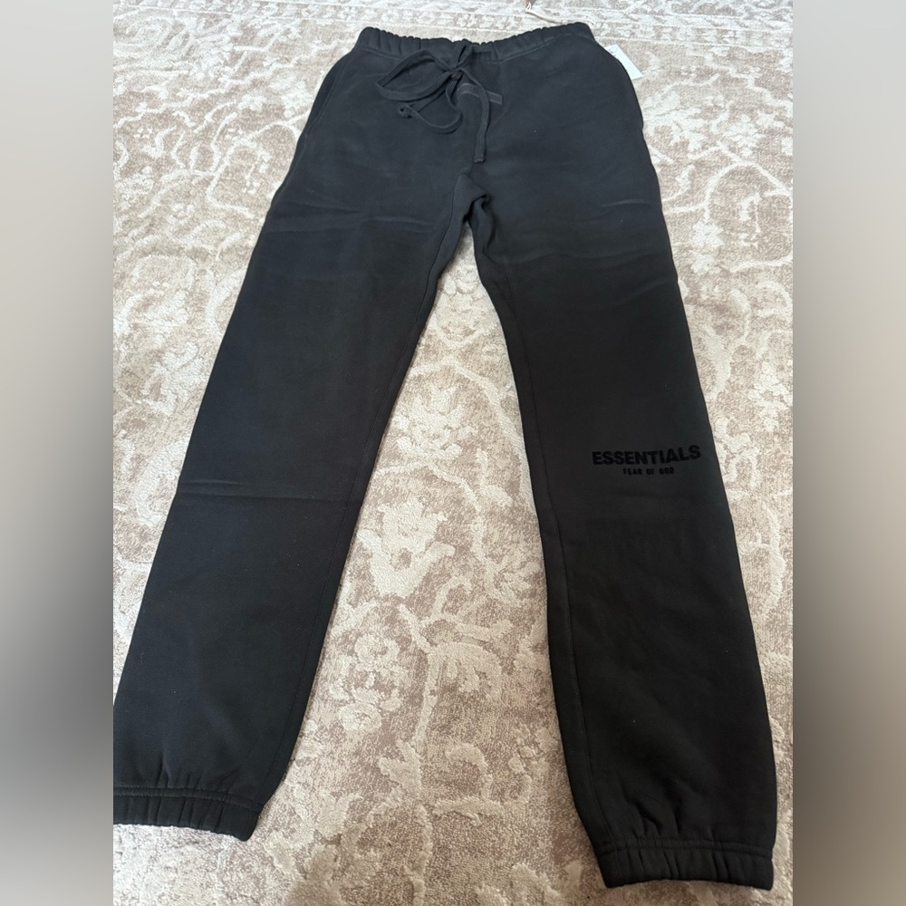 Fear of God Black Essential Joggers